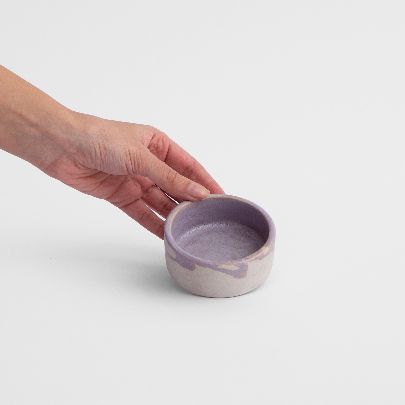 Picture of Small purple glazed bowl