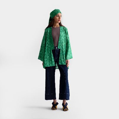 Picture of Green Gypsum Kimono