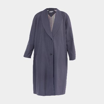 Picture of poliester gray raincoat