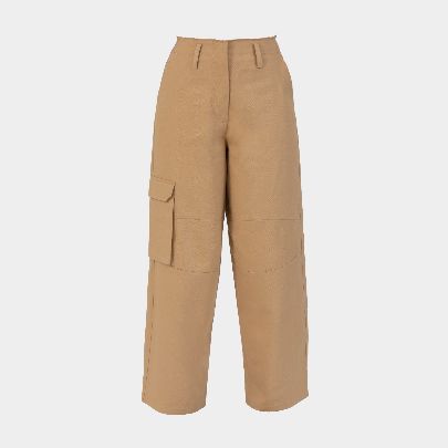 Picture of Cream Cotton Pants