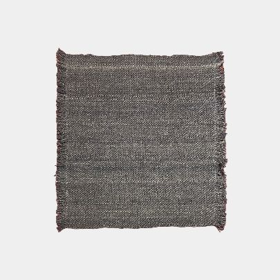 Picture of Gray wool cushion, rug