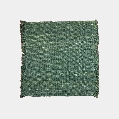 Picture of Green wool cushion, rug