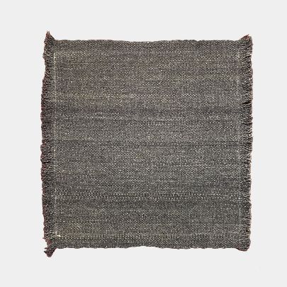 Picture of Gray wool cushion, rug