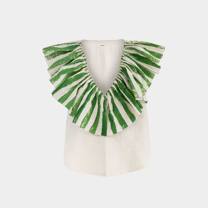 Picture of Green circus cotton blouse