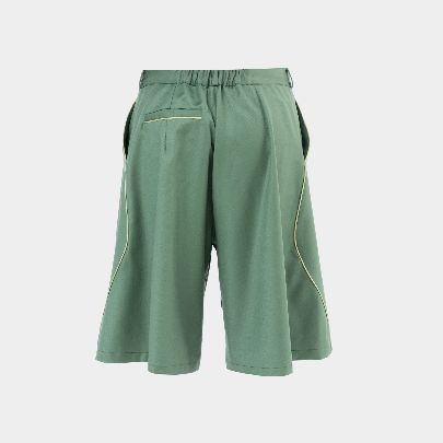 Picture of men's cotton shorts green