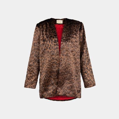 Picture of women's velvet leopard Afterglow