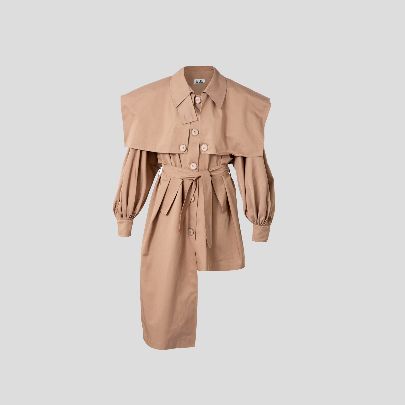 Picture of Asymmetric Trench coat 