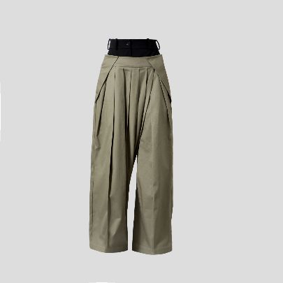 Picture of Double-waisted women's pants