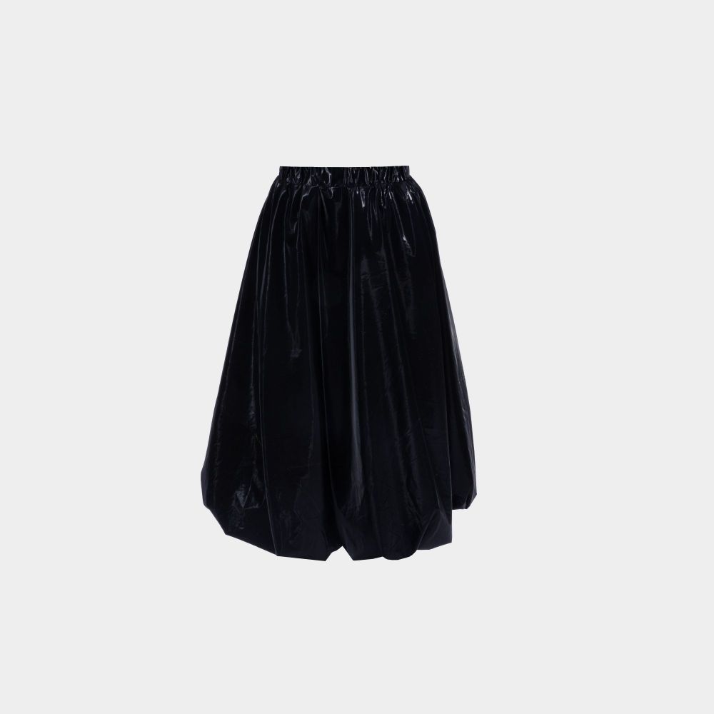 Picture of Lightcatch black varnish women's skirt