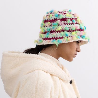 Picture of Pom Pom Bucket hat