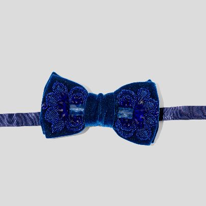 Picture of Noorarash dark blue bow tie 1