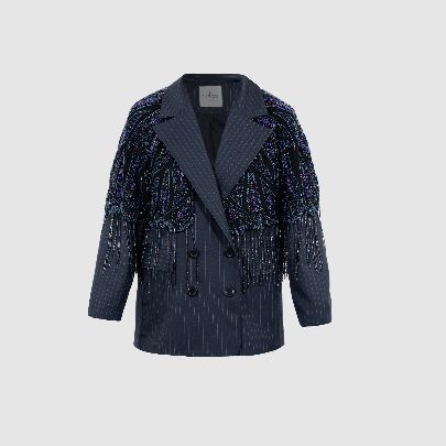 Picture of Women's gray beaded blazer