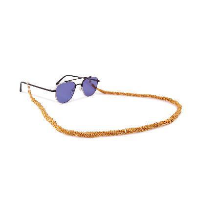 Picture of gold sunglasses strap