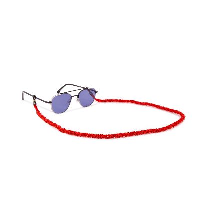 Picture of red sunglasses strap