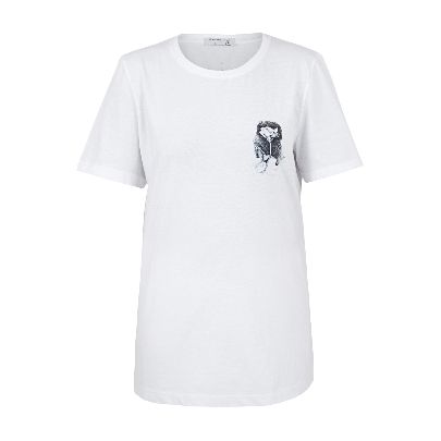 Picture of white woman t-art shirt