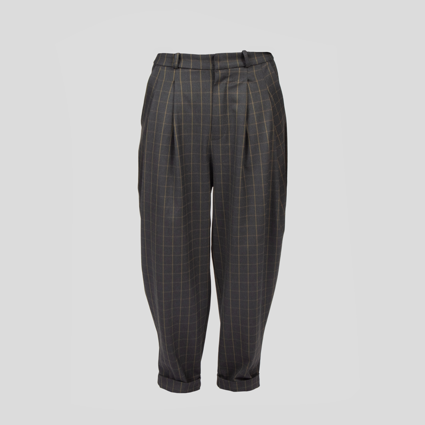 Picture of grey check pants