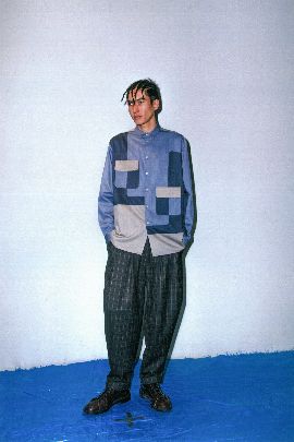 Picture of grey check pants