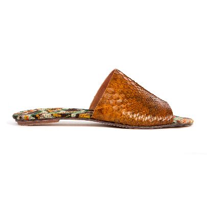 Picture of mehrnoosh shahhoseini men snake skin sandals