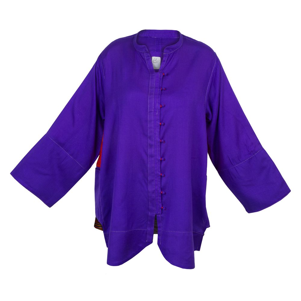 Picture of purple shirt