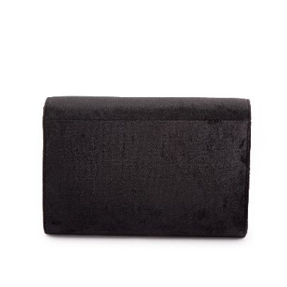 Picture of black velvet handbag