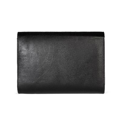 Picture of black velvet handbag