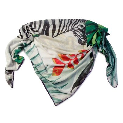 Picture of exotic jungle scarf