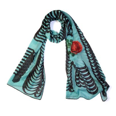 Picture of erfan mous blue repetition scarf