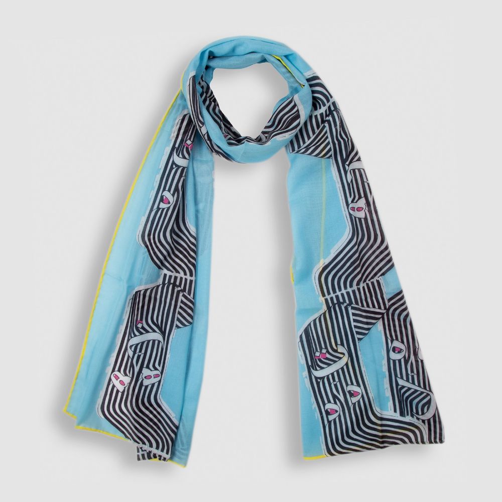 Picture of metamorphosis in celeste scarf