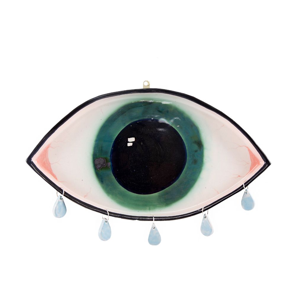 Picture of crying eye wall hanger