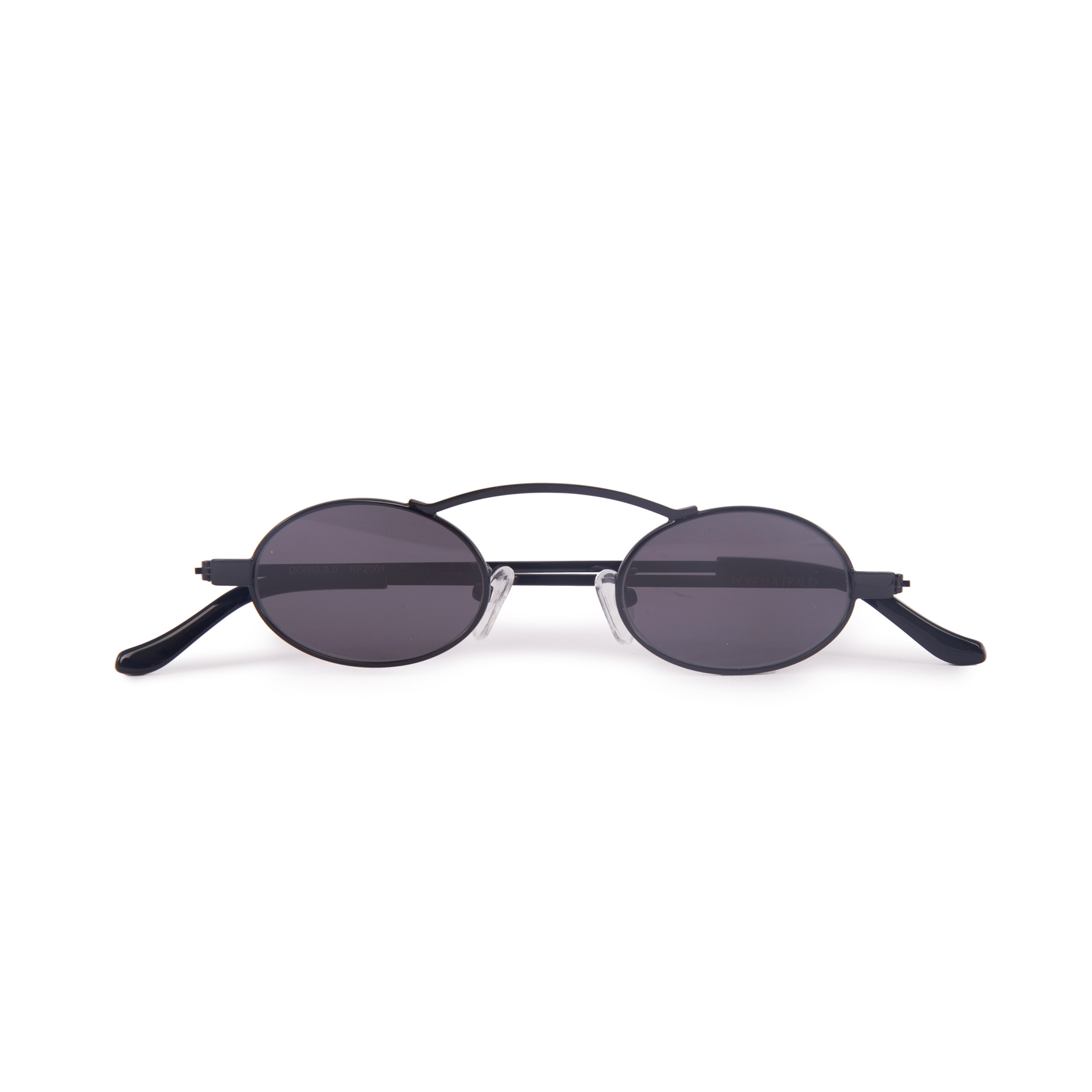 Picture of fade black doris round glasses