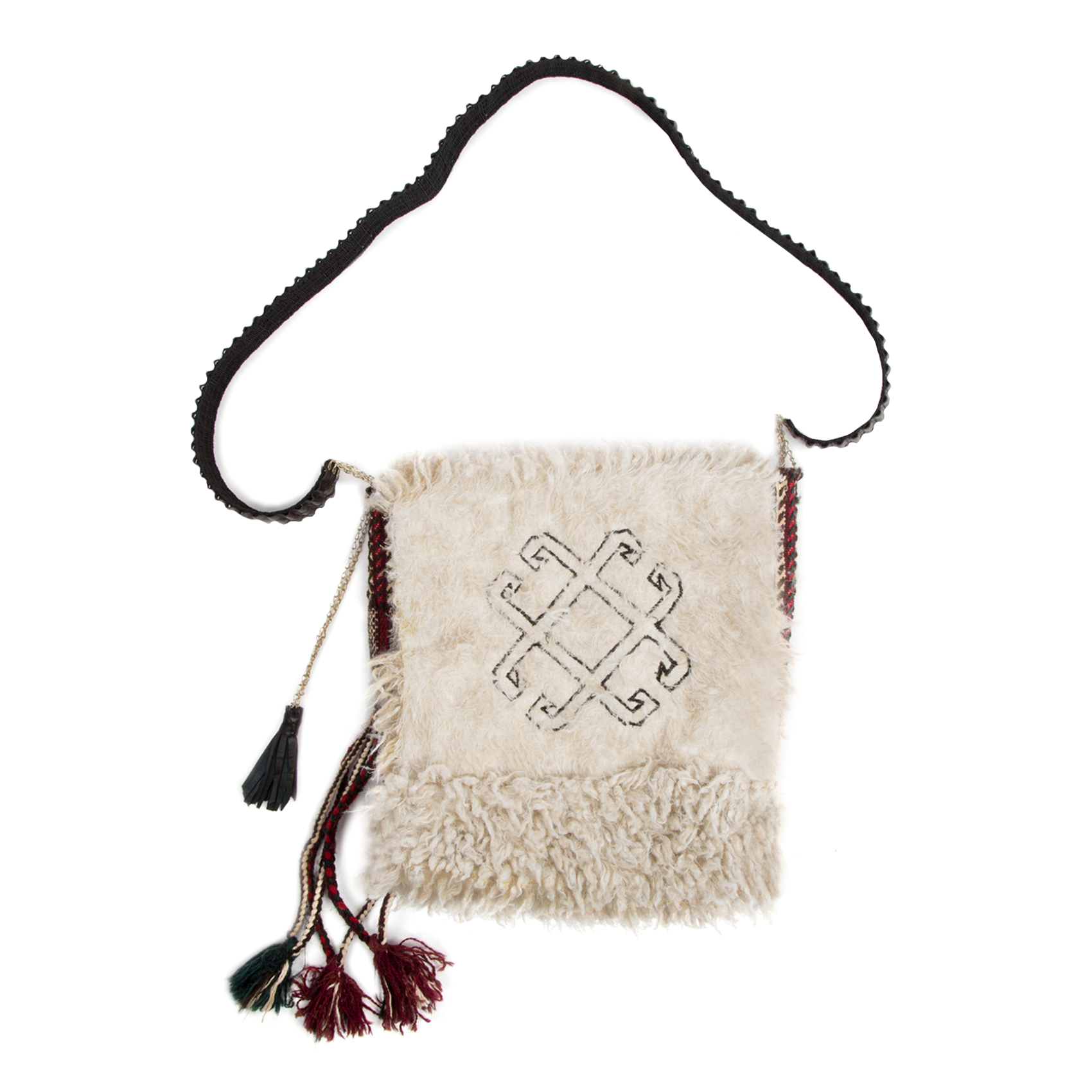 Picture of leyla kashani cream bag