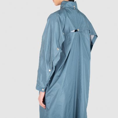 Picture of blue raincoat