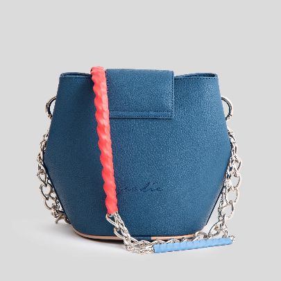 Picture of k-60 small cobalt blue bag