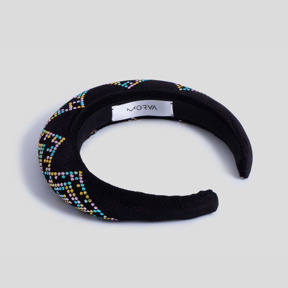 Picture of black and colorfull hairband