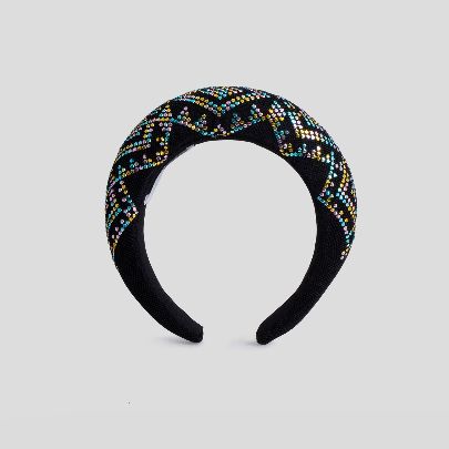 Picture of black and colorfull hairband