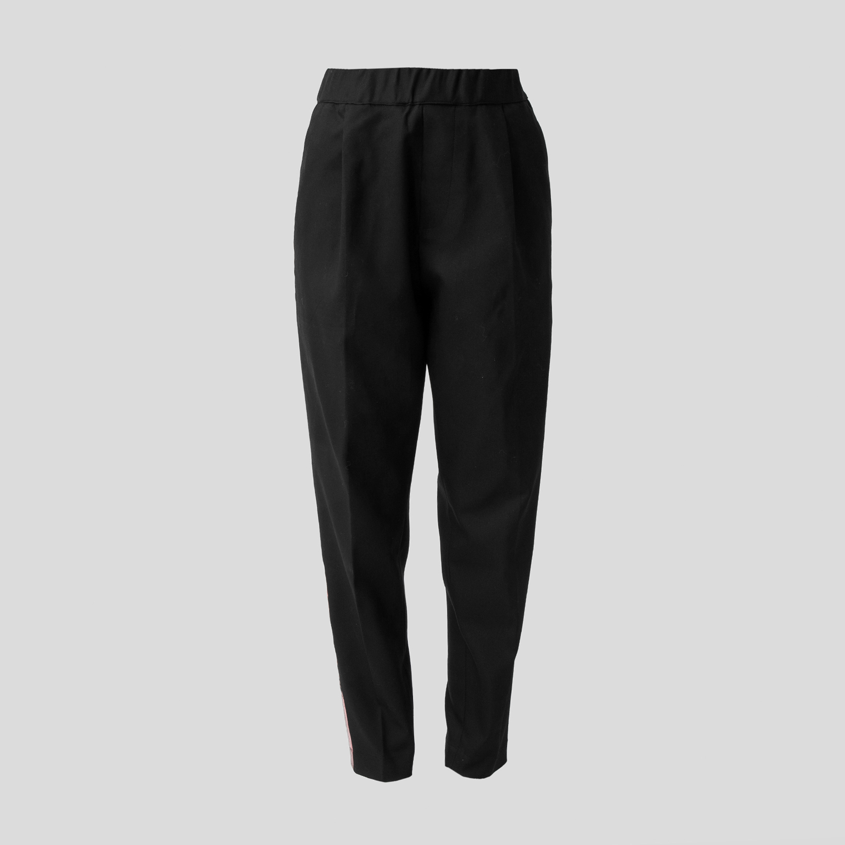 Black Pants Red Stripe In Men's Pants for sale | eBay