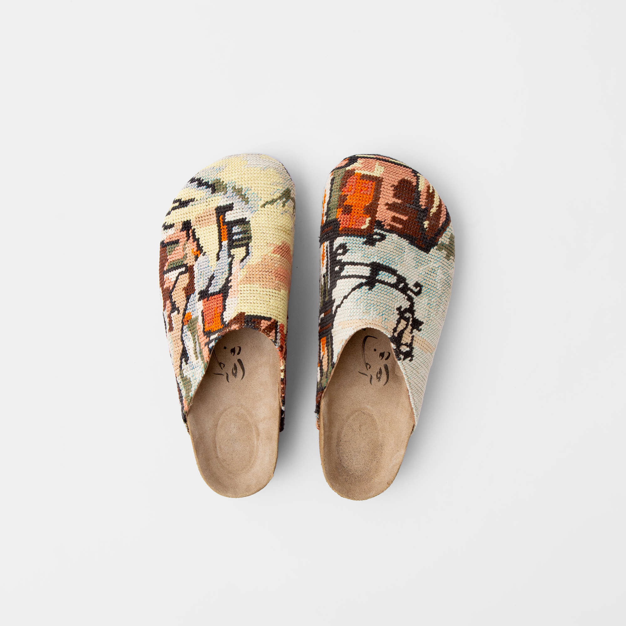 Picture of tapestry patterned sandal