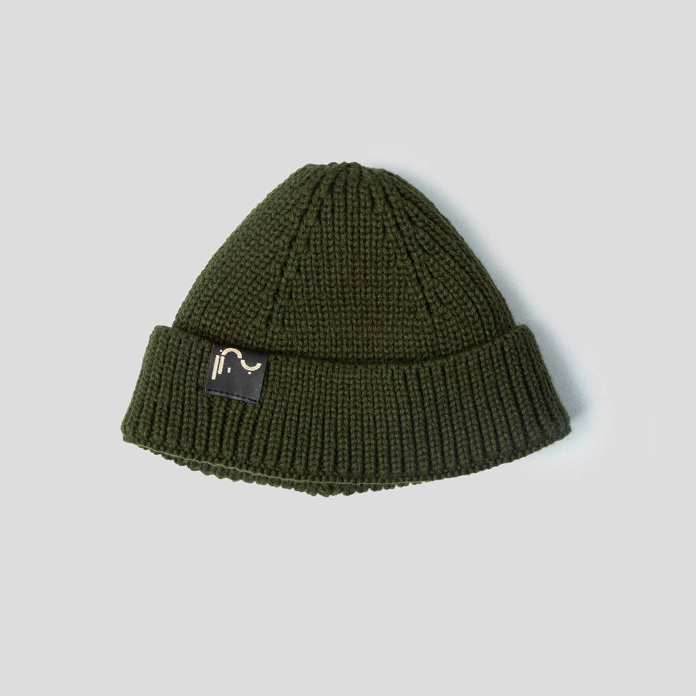 green knit cap