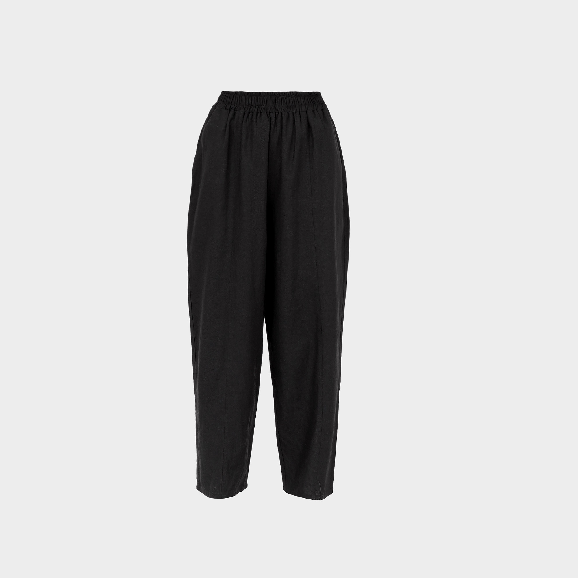 Picture of Women's black linen sandbad pants