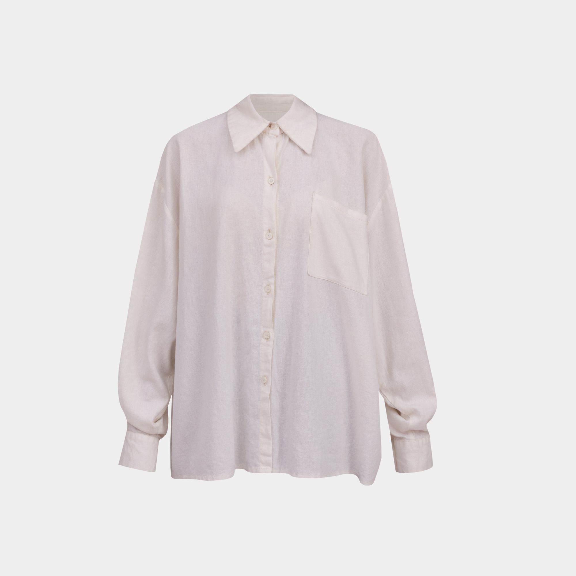 Picture of Women's white linen blouse