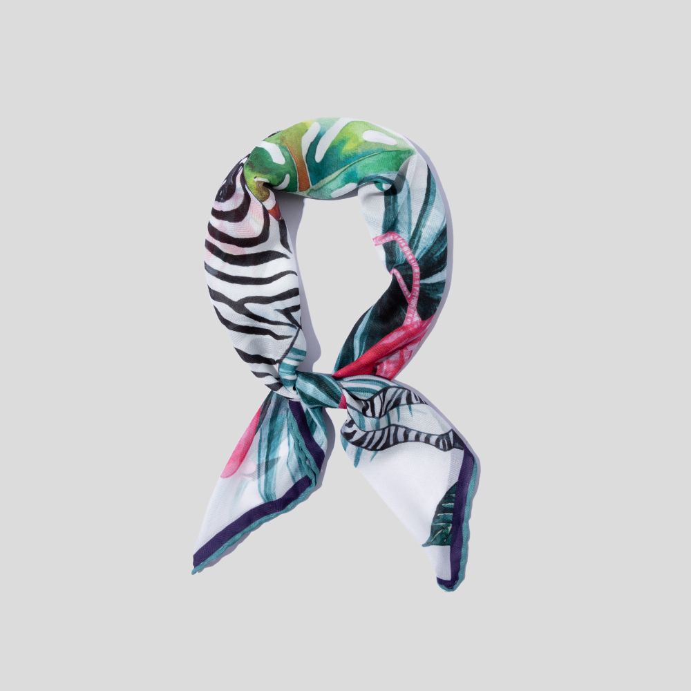 Picture of The tropical jungle mini scarf