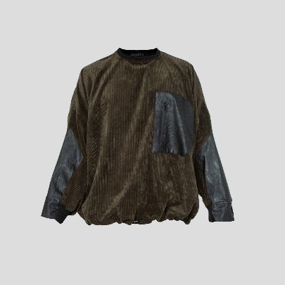 Picture of Green  velvet sweater