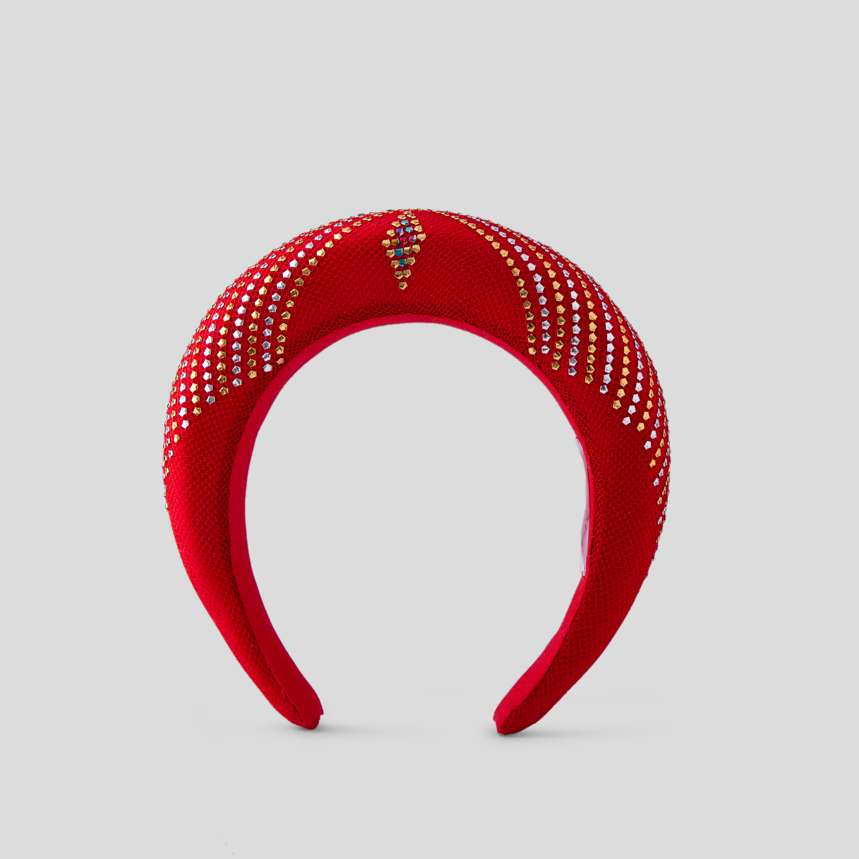 Picture of Red and Silver Gold hairband