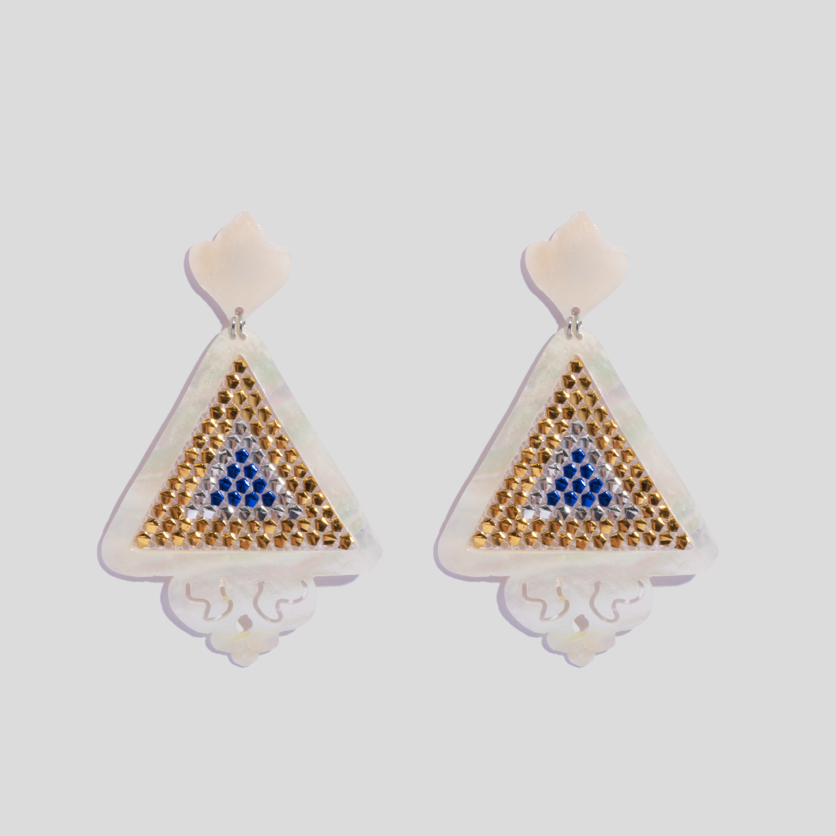 Picture of Blue mehregan earrings