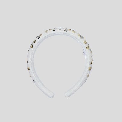 Picture of Off- white blossoms headpiece