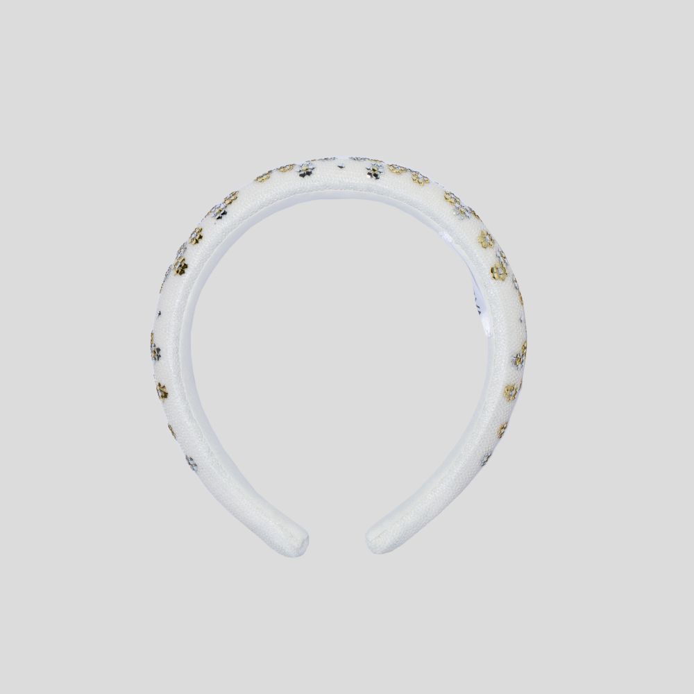 Picture of Off- white blossoms headpiece