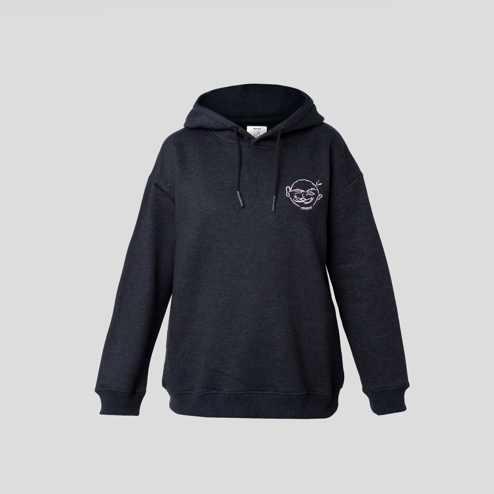 Picture of Grey embroidered hoodie