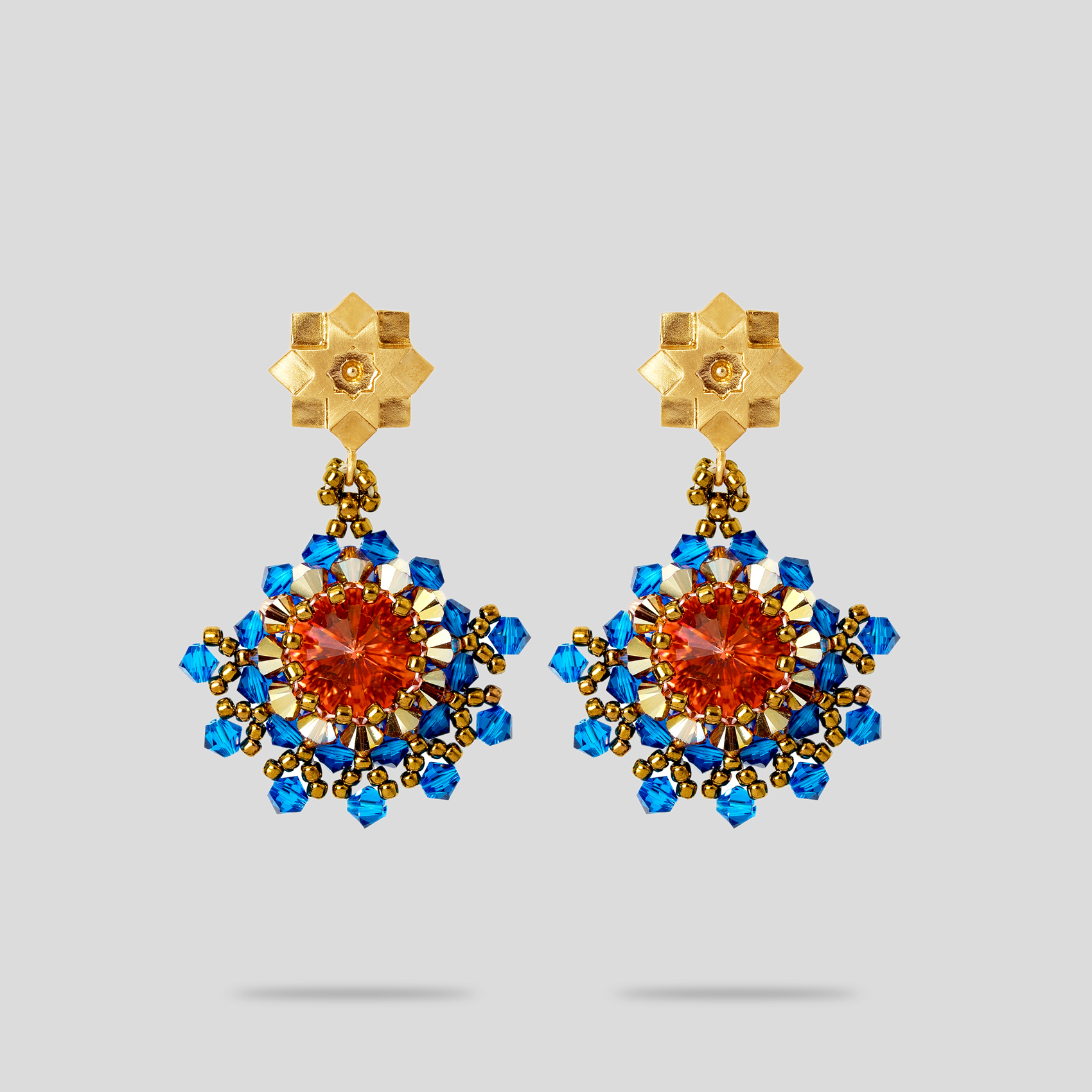 Picture of Blue Neshan shamse earrings