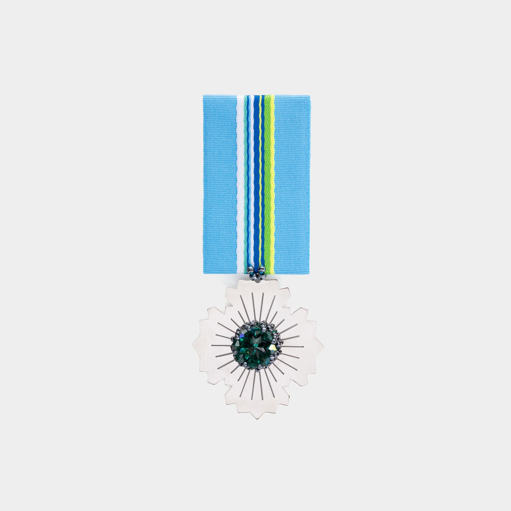 Picture of Tehran Blue Green Striped Medal