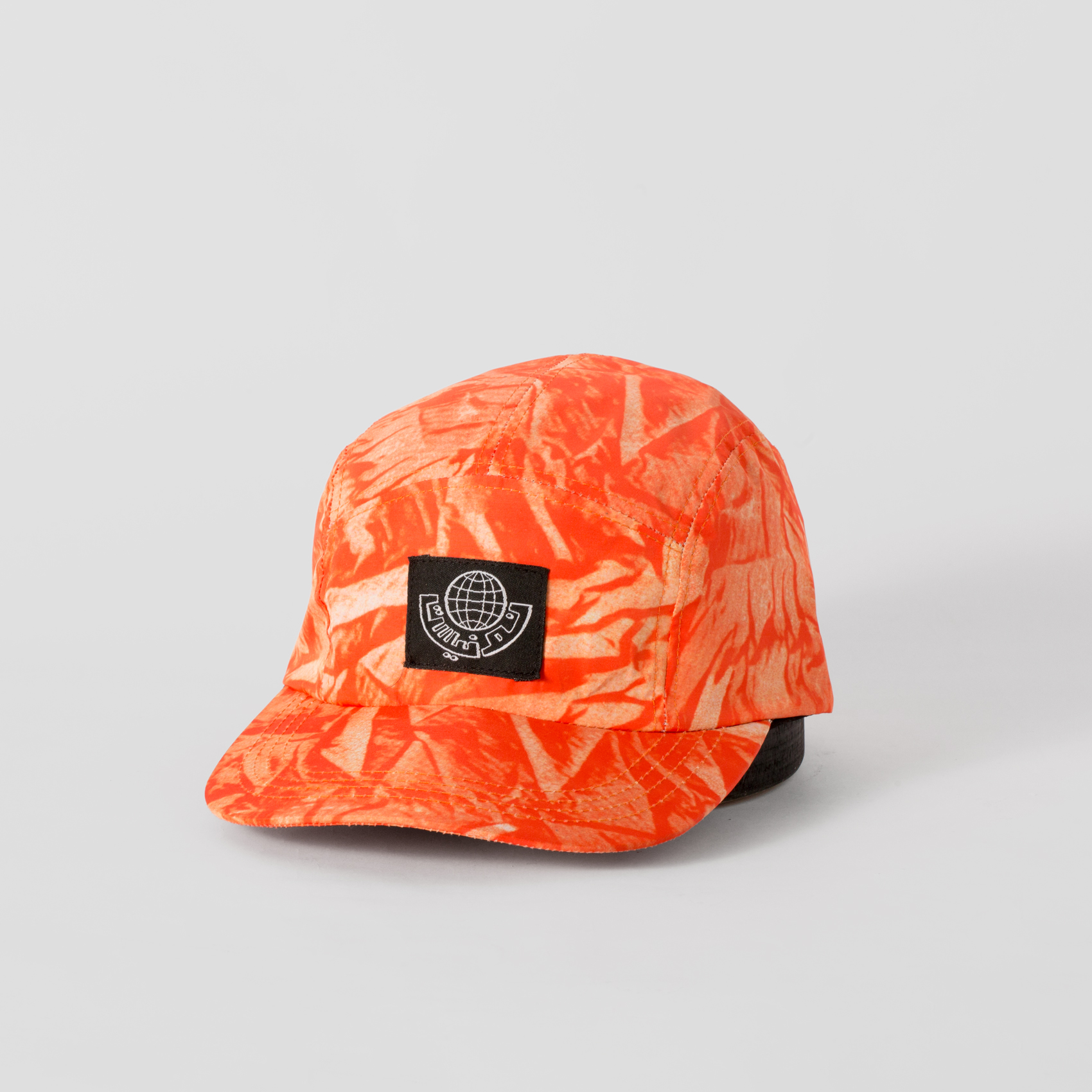 orange ball cap